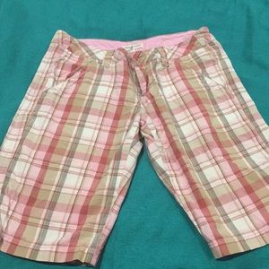 Aeropostale Plaid Bermuda Shorts